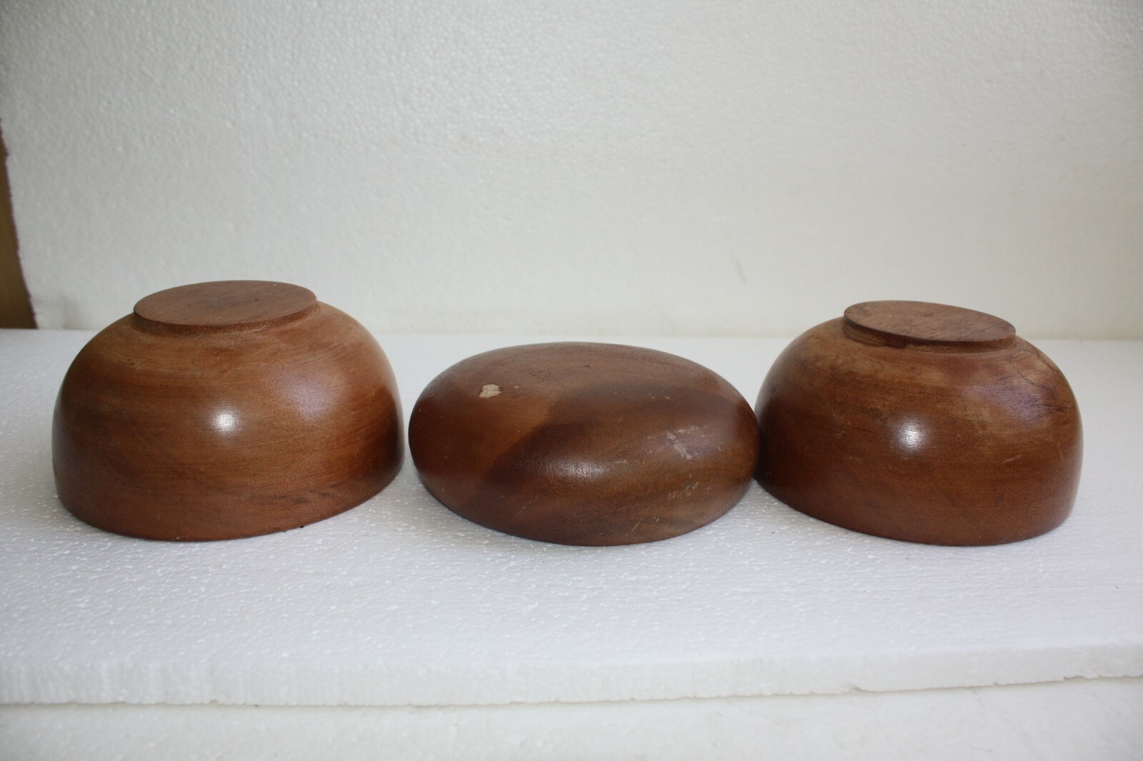 Old Primitive Antique Wooden Trencher Dough Bowl Hewn Carved Wood Hand Crafted ! - Image 27