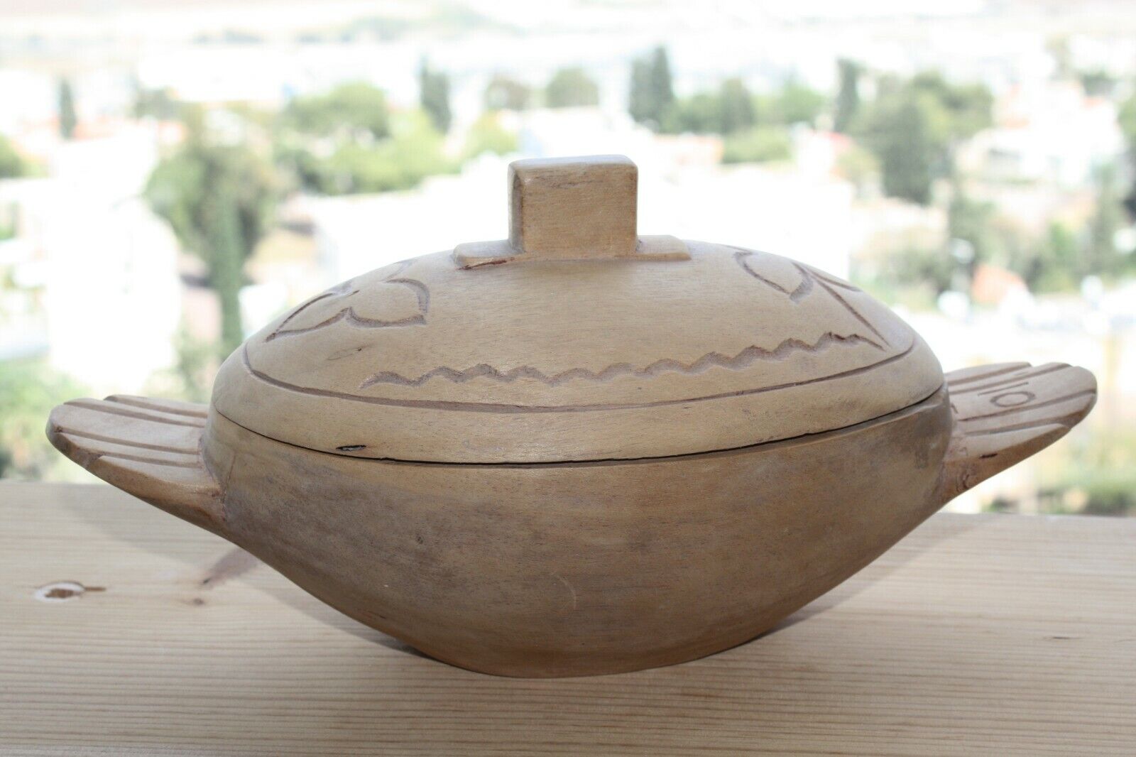 Old Primitive Antique Wooden Trencher Dough Bowl Hewn Carved Wood Hand Crafted ! - Image 26