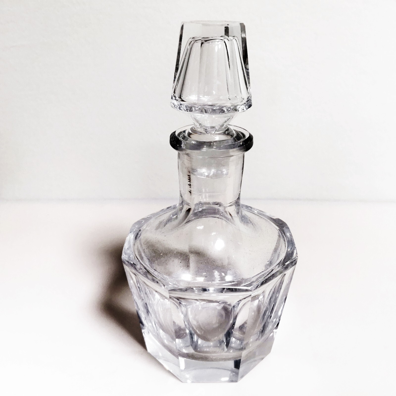 Rare Vintage 50's Heavy Crystal Glass Decanter Krepish B. Smirnov Soviet USSR - Image 2