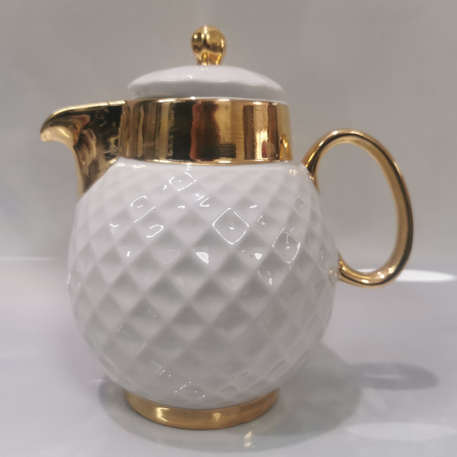 Vintage Soviet Tea Coffee Pot Korosten Porcelain Factory USSR Tableware 70's