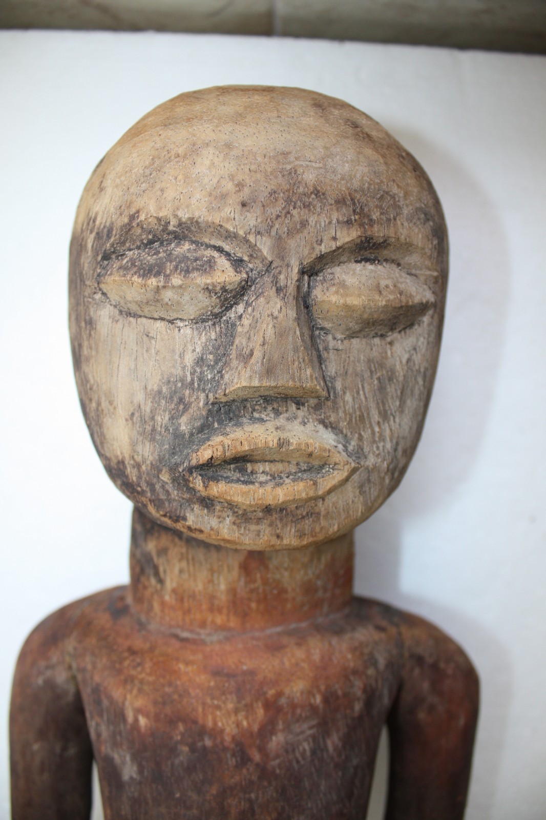 Antique Lobi Burkina Faso Figurine Hand Carved Hard Wood Makonde Statue 24" RARE - Image 2