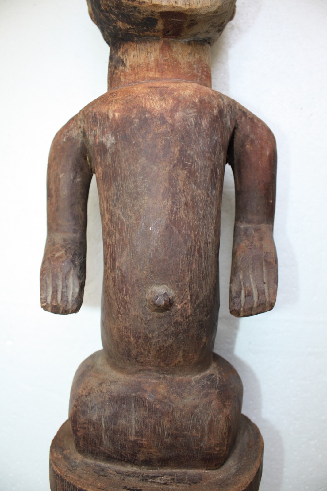 Antique Lobi Burkina Faso Figurine Hand Carved Hard Wood Makonde Statue 24" RARE - Image 6