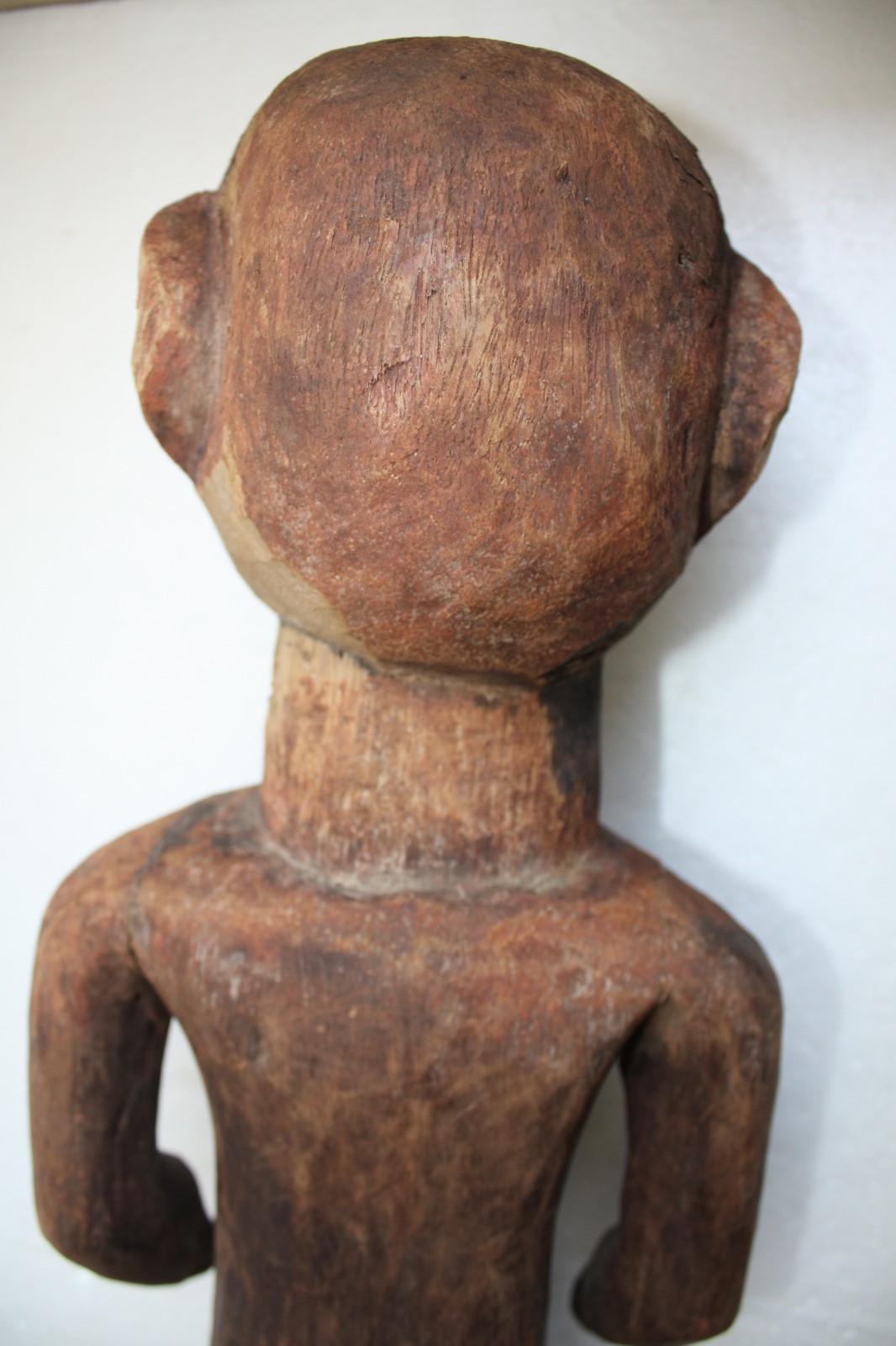 Antique Lobi Burkina Faso Figurine Hand Carved Hard Wood Makonde Statue 24" RARE - Image 8