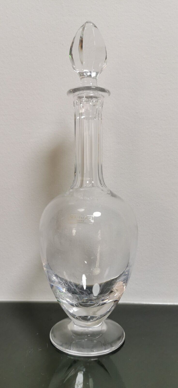 Awesome Vintage French Etched Saint Louis Liqueur Cognac Decanter Carafe Rare - Image 7