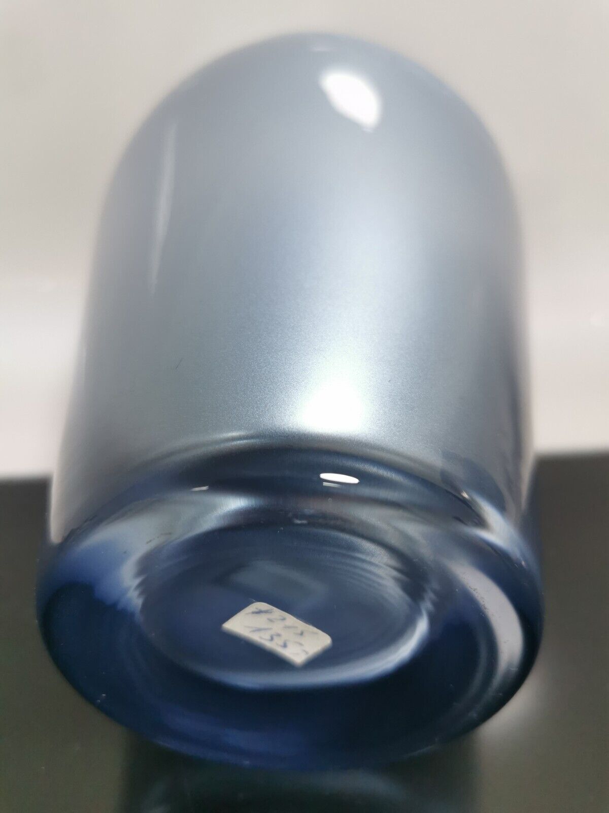 Bohemia Blue Glass Vase with Silver Overlay Czech Republic 1980s Excellent Rare - Image 7