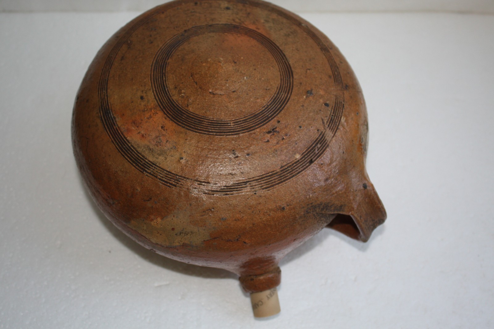 Antique Pottery Terracotta Vessel Jar Flask Unusual Gorgeous Ancient Heavy Rare - Image 11