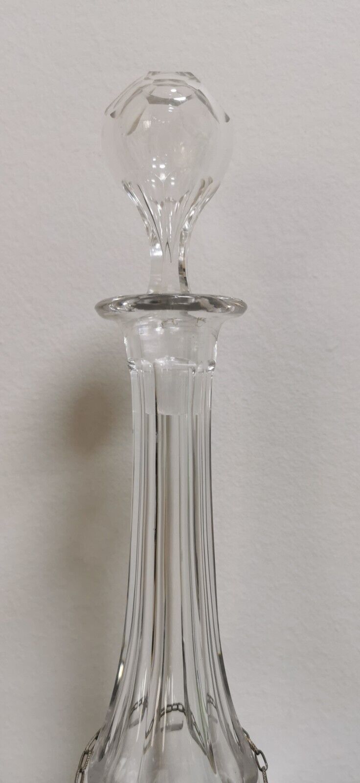 Awesome Vintage Baccarat Style Crystal Glass Decanter Carafe - Image 4