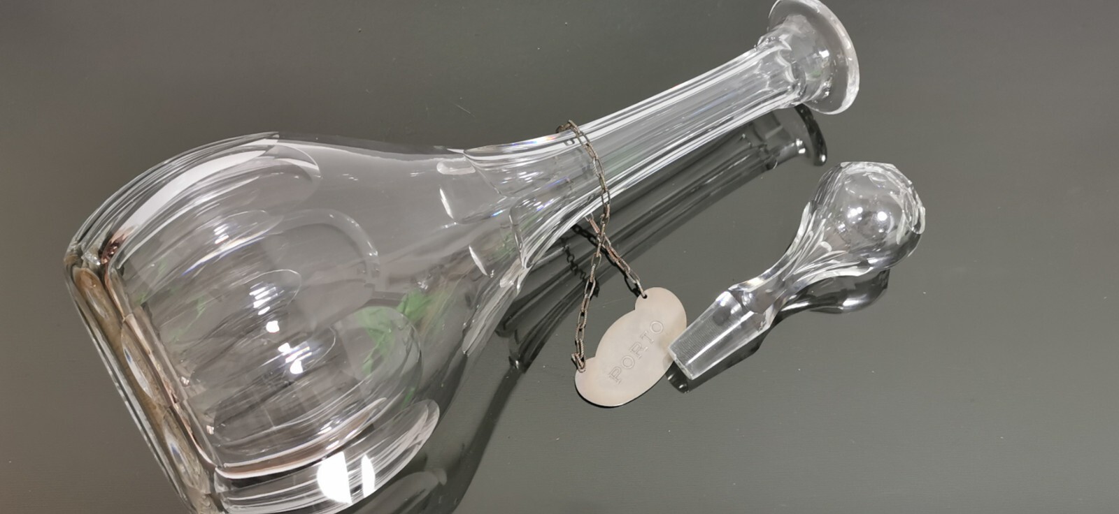 Awesome Vintage Baccarat Style Crystal Glass Decanter Carafe - Image 5