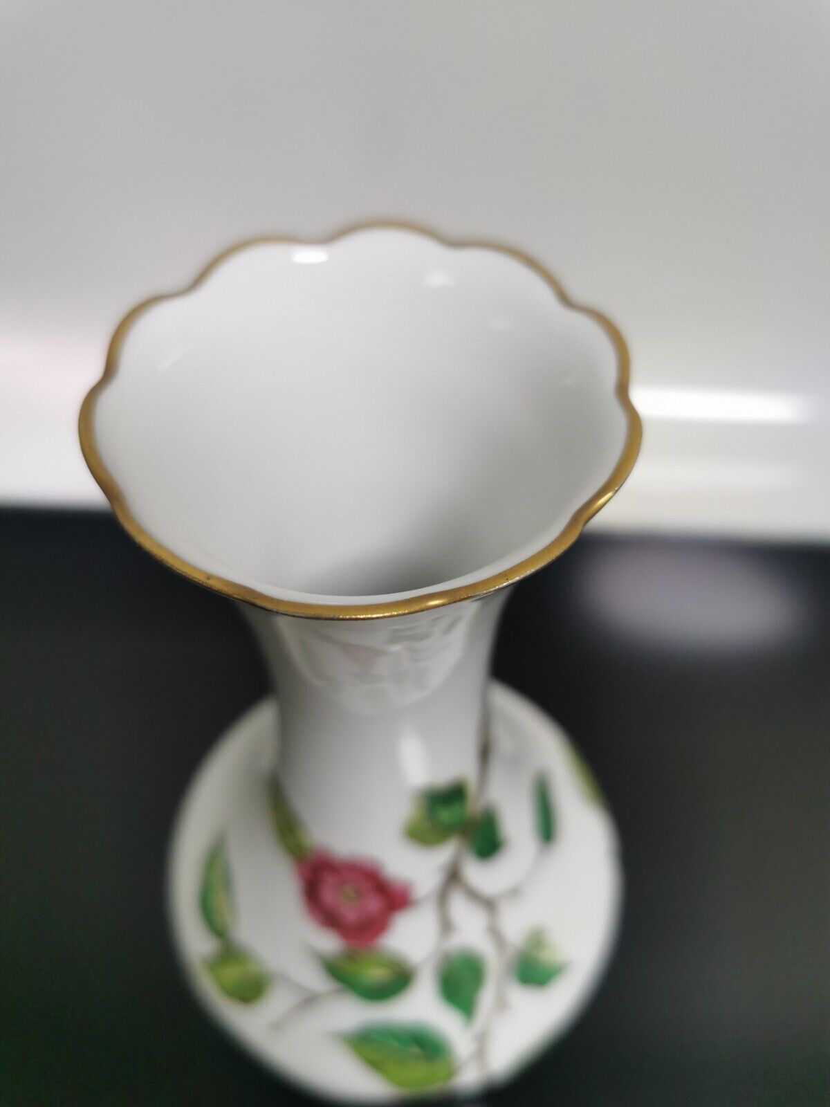 Bavaria Kaiser Porcelain Vase Vohenstrauss Johann Seltmann Hand Painted Flowers - Image 6