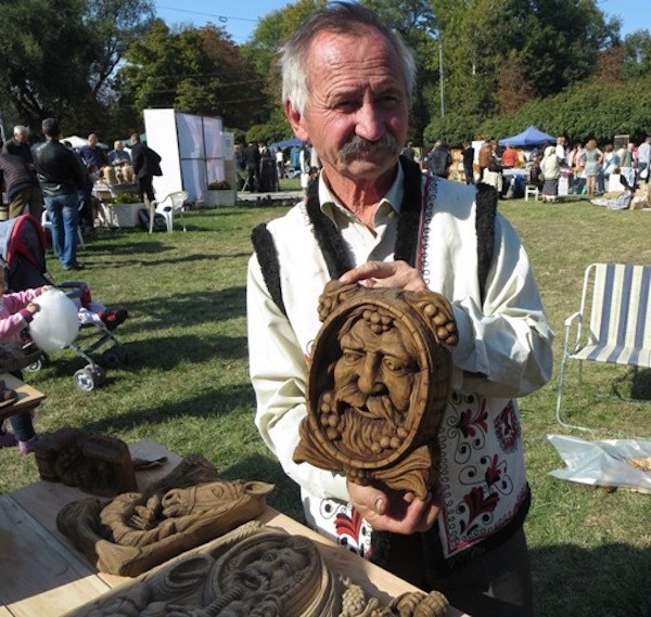 Gavril Turuta Wood Carved Tree Spirit Sculpture Hobbit Wizard Log Knot Folk Art - Image 8