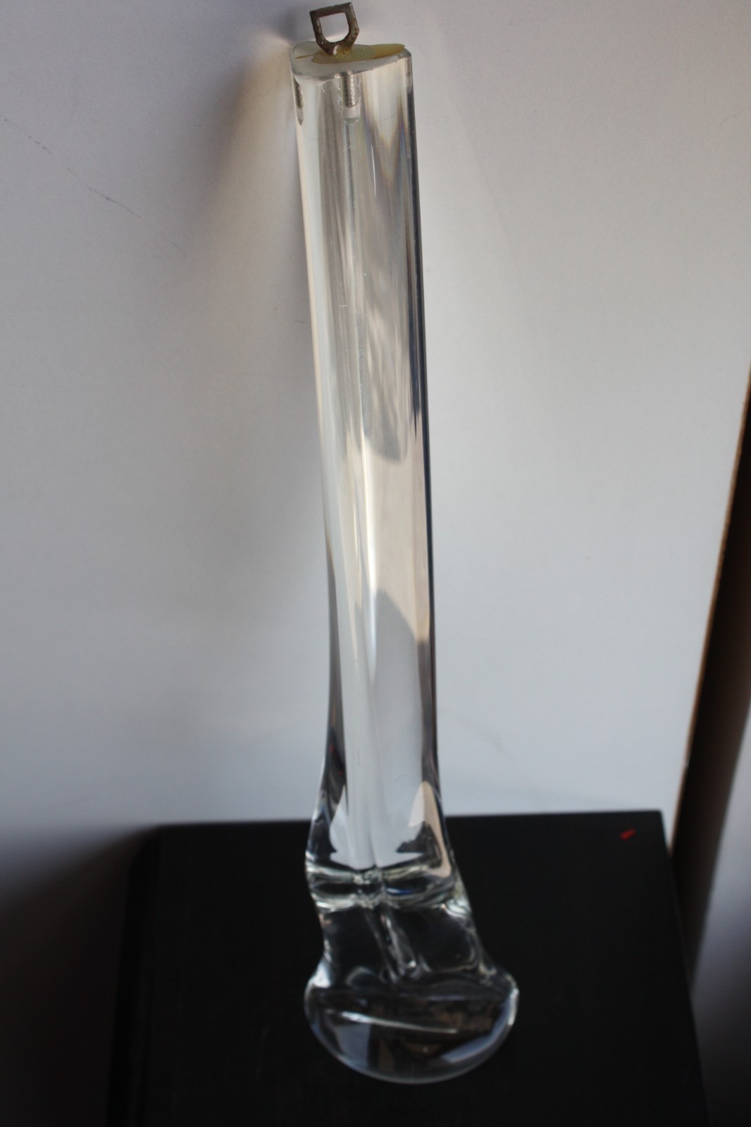 Vtg Venini Tronchi Murano Hand Blown Glass Chandelier Sconce Triangle Prism 13" - Image 4