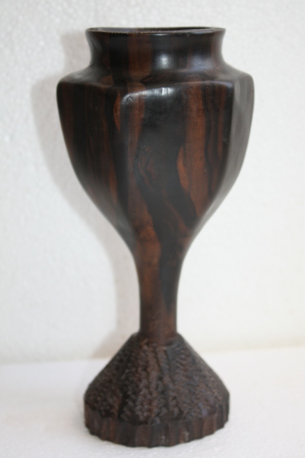 Hard and Heavy Ebony Wood Cup Goblet from the Kuba People of DR Congo - Image 3
