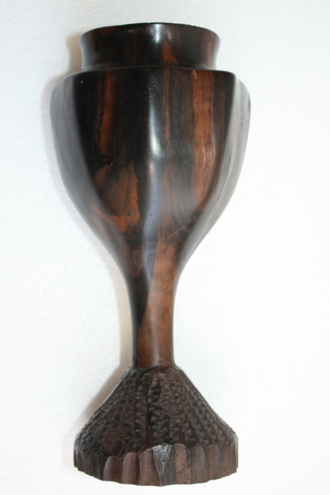 Hard and Heavy Ebony Wood Cup Goblet from the Kuba People of DR Congo - Image 6