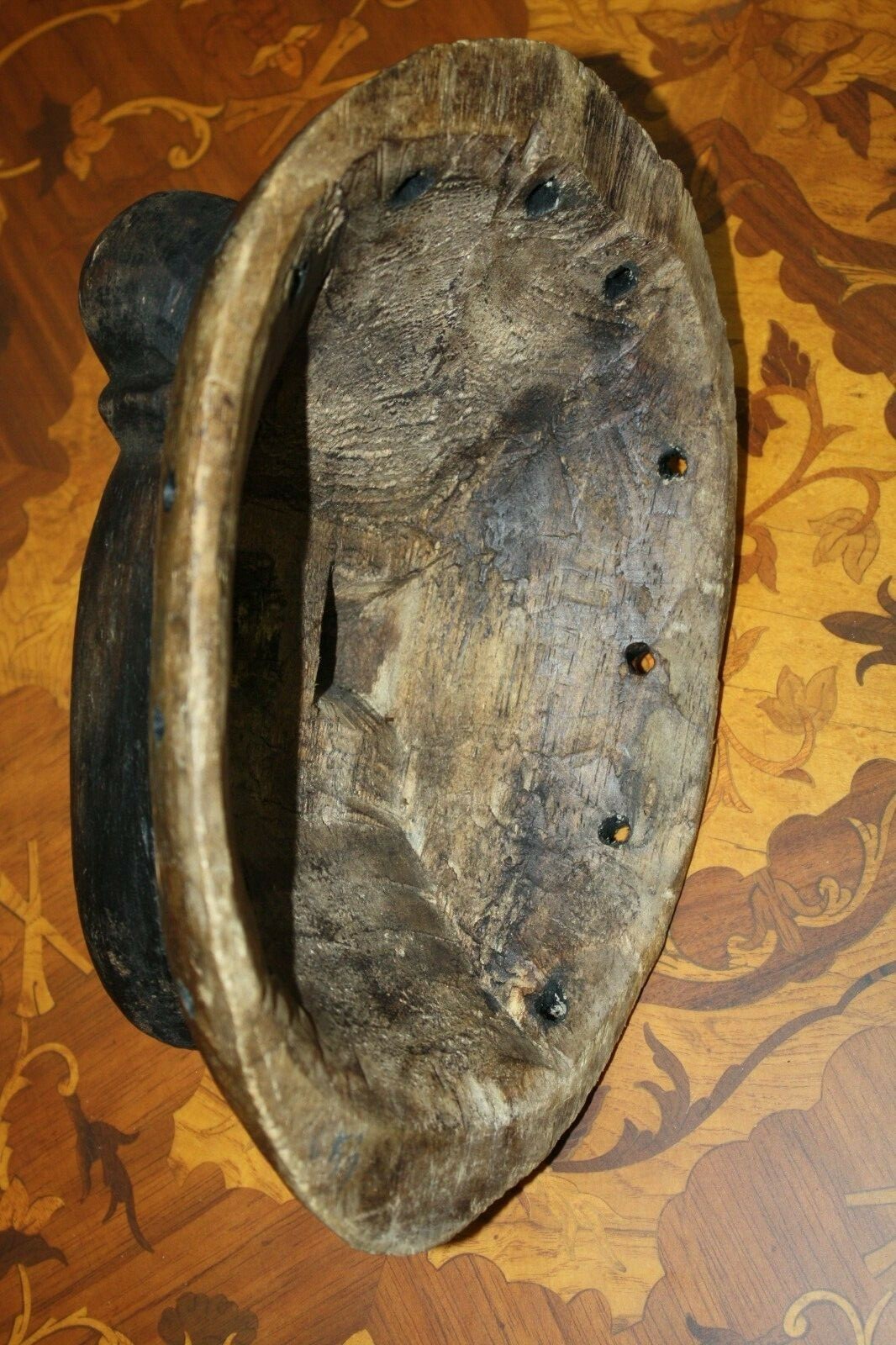 Old Antique Fine Wooden Punu Mukudj Okuyi African Mask Tribal Art Ceremonial 11" - Image 7
