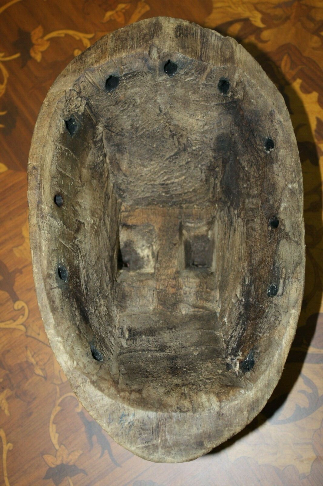 Old Antique Fine Wooden Punu Mukudj Okuyi African Mask Tribal Art Ceremonial 11" - Image 8