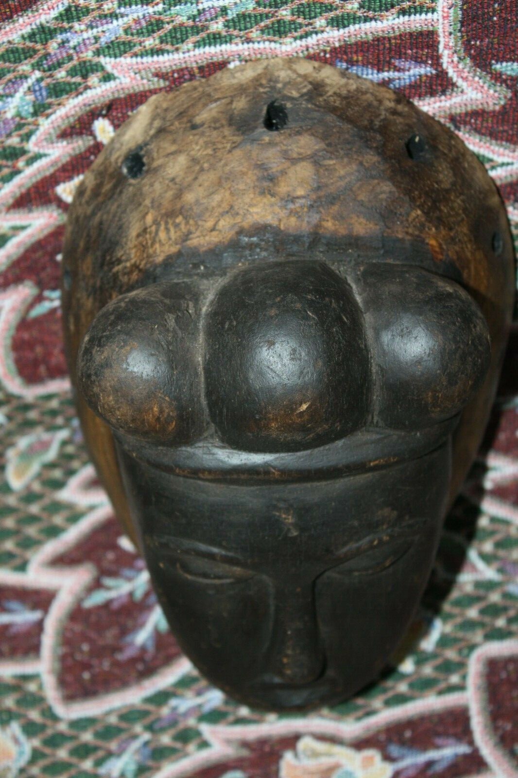 Old Antique Fine Wooden Punu Mukudj Okuyi African Mask Tribal Art Ceremonial 11" - Image 10
