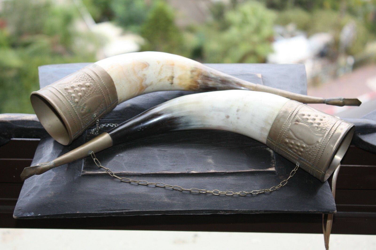 Set of two Game of Thrones Viking Drinking Horns Georgian Traditional Wino Water - Image 3