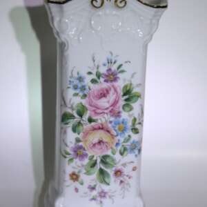 Vintage Gerold Porzellan Victorian Flourishes Bud Flower Vase Bavaria W. Germany