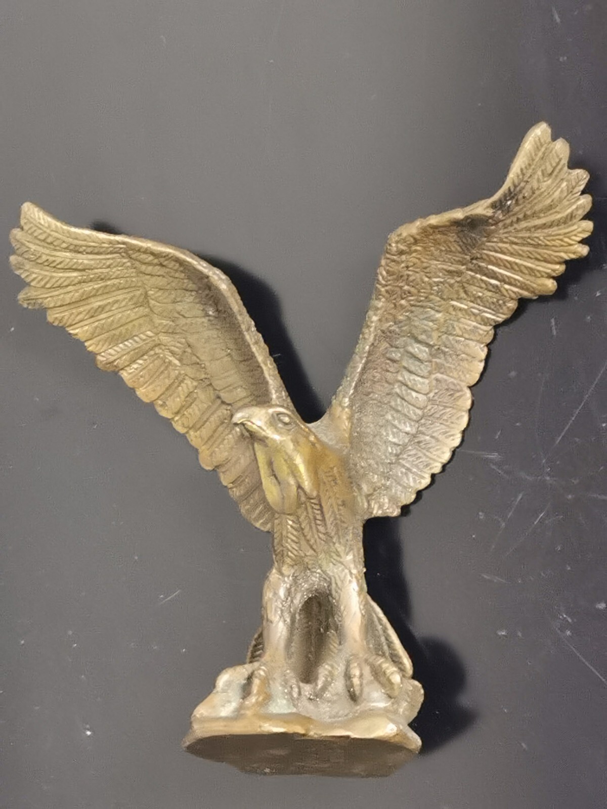 Vintage Solid Brass American Eagle Table Figurine Home Decor - Image 13