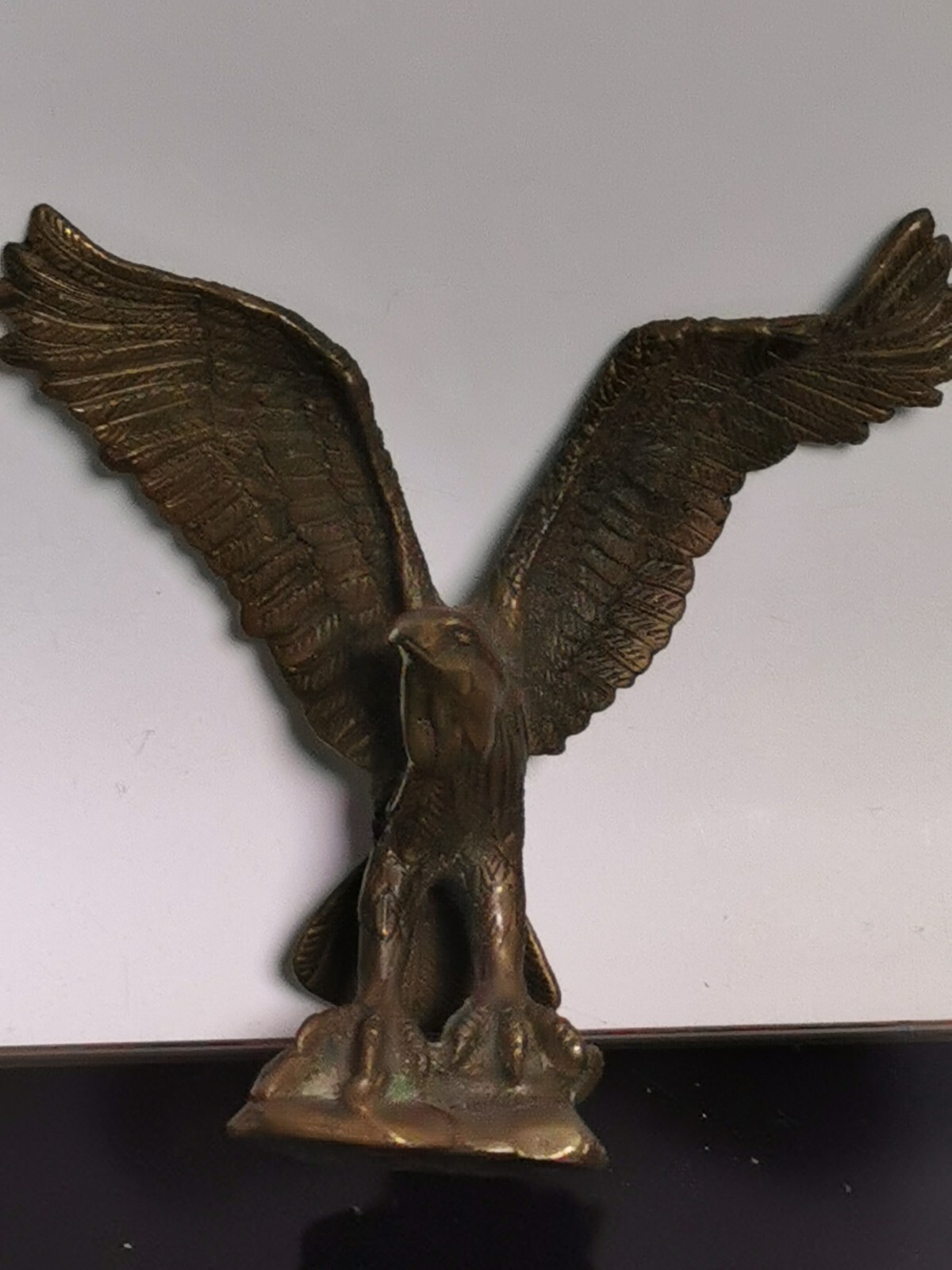 Vintage Solid Brass American Eagle Table Figurine Home Decor - Image 6