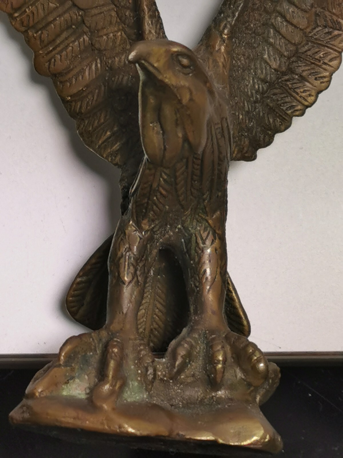 Vintage Solid Brass American Eagle Table Figurine Home Decor - Image 7