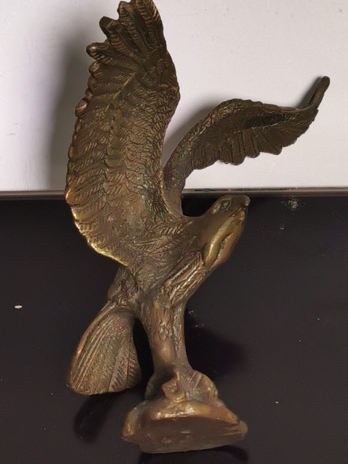 Vintage Solid Brass American Eagle Table Figurine Home Decor - Image 8